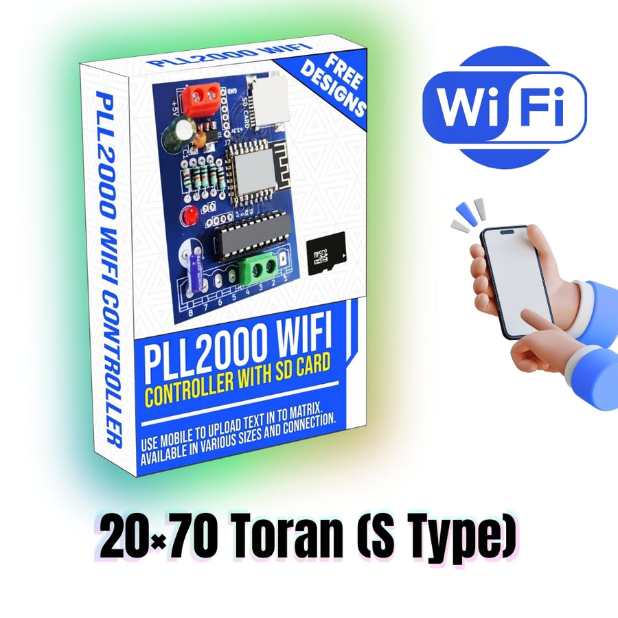 PLL2000 Wi-Fi Controller – 20×70 Toran (S Type) With 4GB SD Card