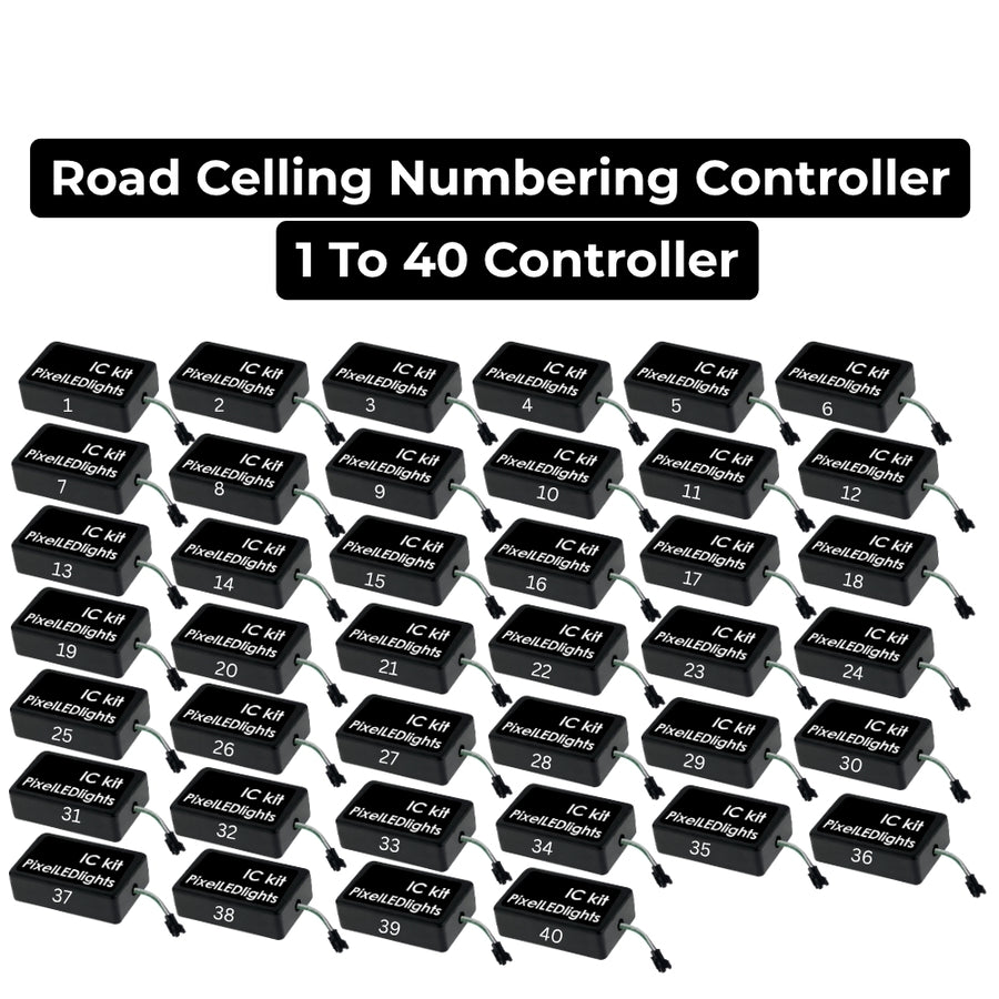 Road Celling Numbering Controller For 50-100 led – 1 To 40 Controller