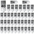 Road Ceiling Numbring Pixel Controller Set with Inbuilt SMPS (20/40/60/80/100 Pcs) | 220V Plug & Play