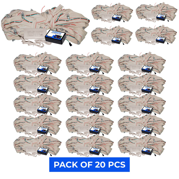 Shinotic 20 feet x 20 Belt Special Road Ceiling Niwar patta set By Pixelledlights