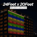 24 Feet × 20 Feet Pixel LED Toran & Building Lights – Wedding Decoration Setup