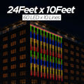 24 Feet × 10 Feet Pixel LED Toran & Building Lights – Wedding Decoration Setup