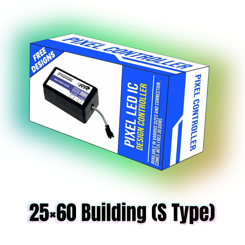 Pixel LED IC Controller for Building S Type 25×60 – 30+ Dynamic Effects