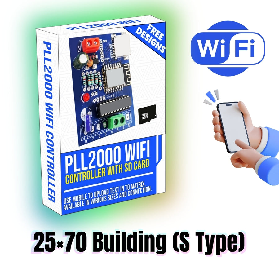 PLL2000 Wi-Fi Controller – 25×70 Building (S Type) With 4GB SD Card