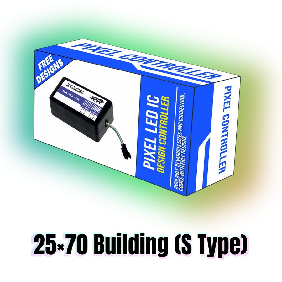 Pixel LED IC Controller for Building S Type 25×70 – 30+ Dynamic Effects