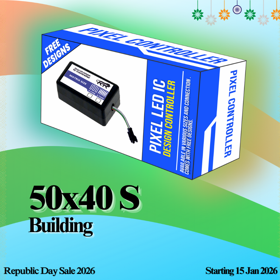 Pixel LED IC Controller for Building S Type 50×40 – 30+ Dynamic Effects