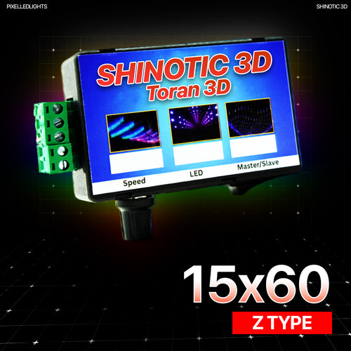 Shinotic Controller for 15x60 Z Toran – Real-Time Sync, Speed Control, Inbuilt RGB Effects, Plug & Play