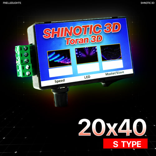 Shinotic Controller for 20x40 S Toran – Real-Time Sync, Speed Control, Inbuilt RGB Effects, Plug & Play