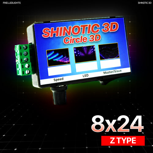 Shinotic Controller for 8x24 Z Circle – Real-Time Sync, Speed Control, Inbuilt RGB Effects, Plug & Play