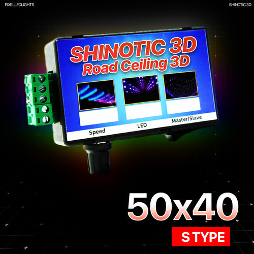Shinotic Controller for 50x40 S Road Ceilling – Real-Time Sync, Speed Control, Inbuilt RGB Effects, Plug & Play