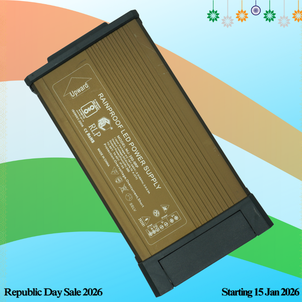 5V 70A Pixel LED Power Supply for 1000 LEDs (Rainproof Metal Body) - Max 350W Output (Generic) - SKU 3007