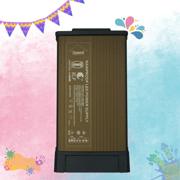 5V 70A Pixel LED Power Supply for 1000 LEDs (Rainproof Metal Body) - Max 350W Output (Generic) - SKU 3007