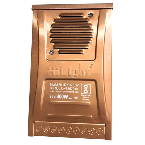 12V 35A HiLight Power Supply – 400W Output (Rainproof Metal Body)