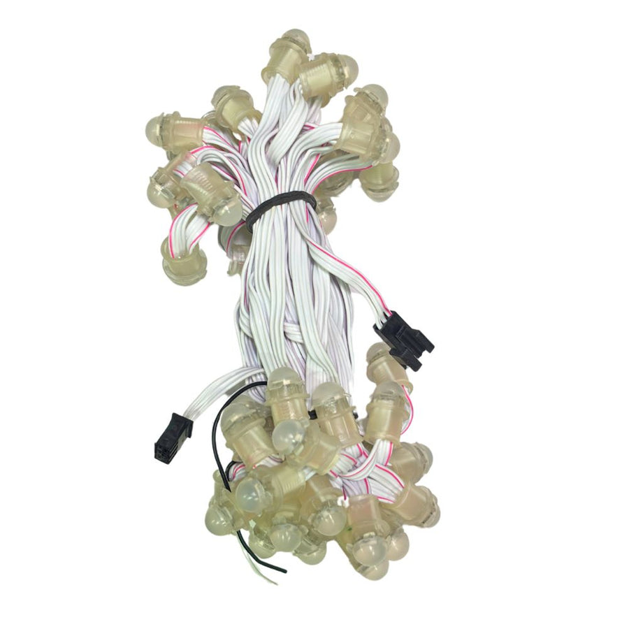 WS2811 Pixel LED String Light - 5 Inch SMD, Multi-Colour, 50 LEDs, 20ft Waterproof PVC Wire ( MST)