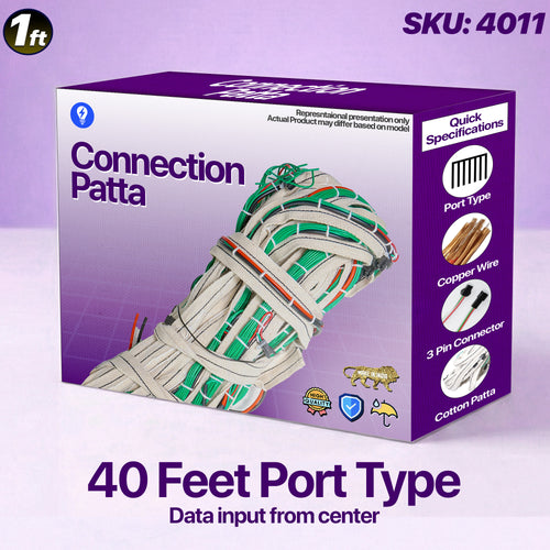 40 Feet Connection Patta for Pixel LED (40 Port Type) with 2.5mm Copper - SKU 4011
