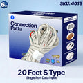 20 Feet S Type Connection Patta – 6 Inch Gap for Pixel LED Setup