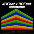 40 Feet × 110 Feet Pixel LED Toran & Building Lights – Wedding Decoration Setup