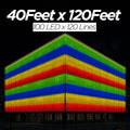 40 Feet × 120 Feet Pixel LED Toran & Building Lights – Wedding Decoration Setup