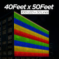 40 Feet × 50 Feet Pixel LED Toran & Building Lights – Wedding Decoration Setup