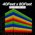40 Feet × 80 Feet Pixel LED Toran & Building Lights – Wedding Decoration Setup