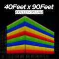 40 Feet × 90 Feet Pixel LED Toran & Building Lights – Wedding Decoration Setup