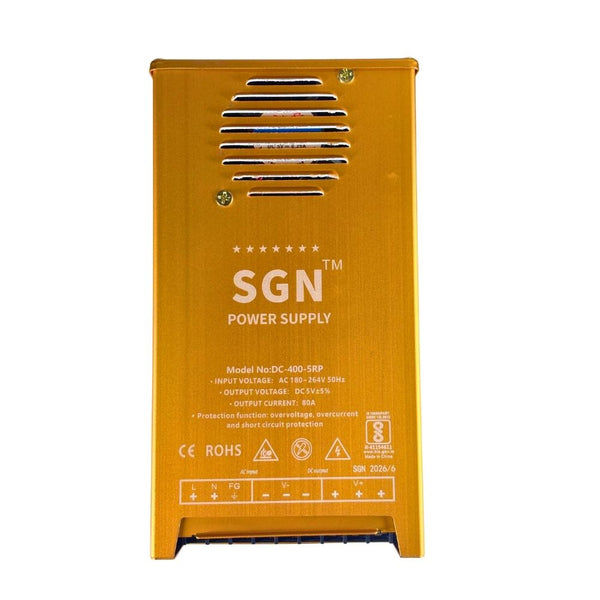 5V 400W 80A SGN Brand SMPS Power Supply for Pixel LED & Strip Lights
