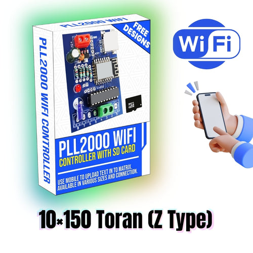 PLL2000 Wi-Fi Controller – 10×150 Toran (Z Type) With 4GB SD Card