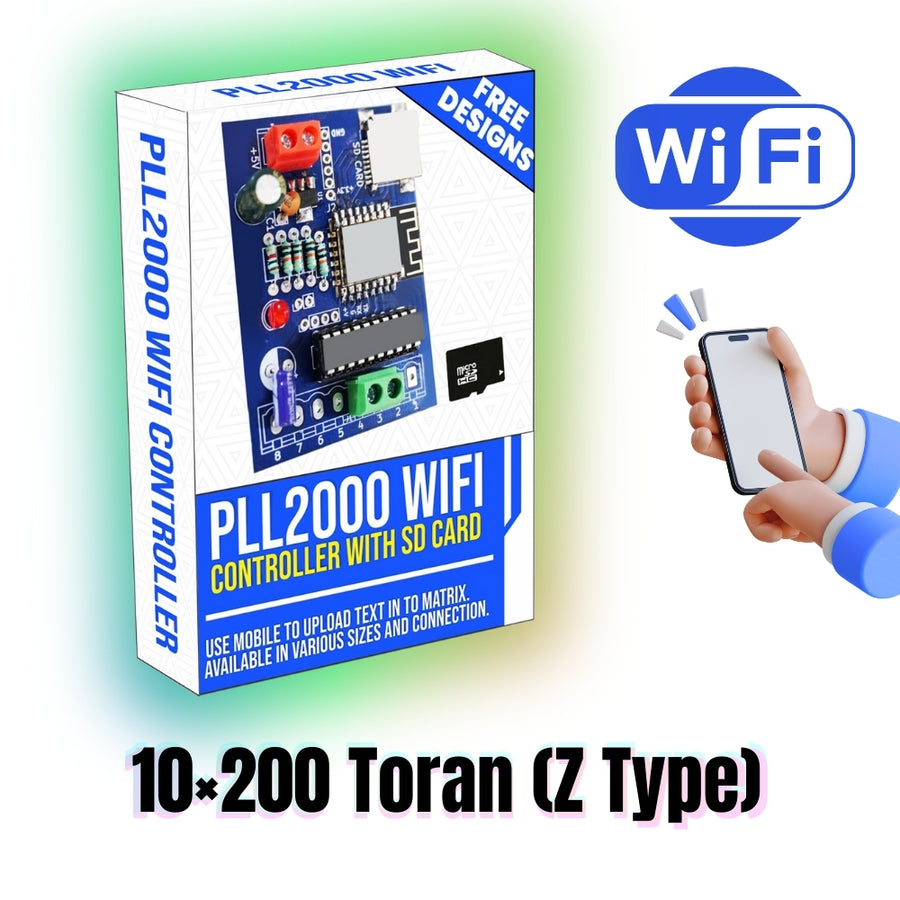 PLL2000 Wi-Fi Controller – 10×200 Toran (Z Type) With 4GB SD Card