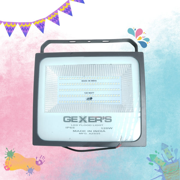 Gexer 100W LED Flood Light - IP66 (Cool White)