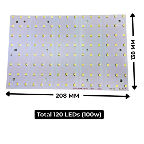 100w Flood light plate lens model Without Driver (white)