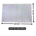 100w Flood light plate lens model Without Driver (white)