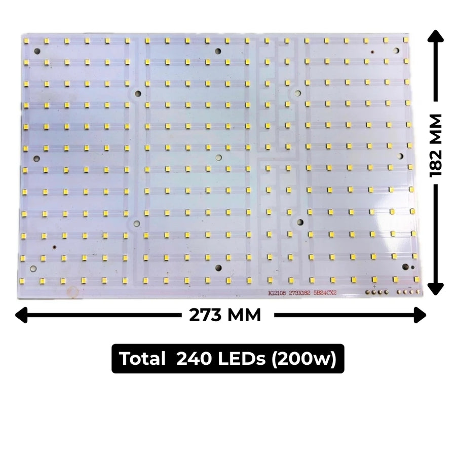 200w Flood light plate lens model Without Driver (white)