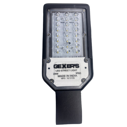 Gexer 24W LED Street Light – IP65 Waterproof Outdoor Pole Light for Garden & Road