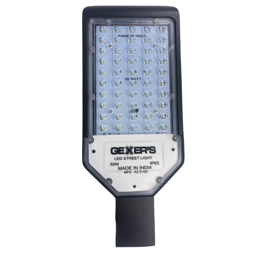 Gexer 50W LED Street Light – IP65 Waterproof Outdoor Lamp for Road & Garden
