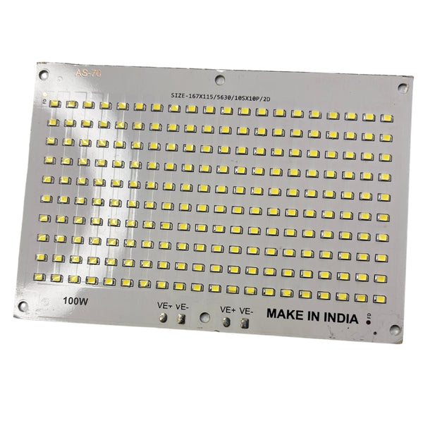 100w (White) Flood Light Plate - High Brightness (AS70) 1500Ah Driver Compatible