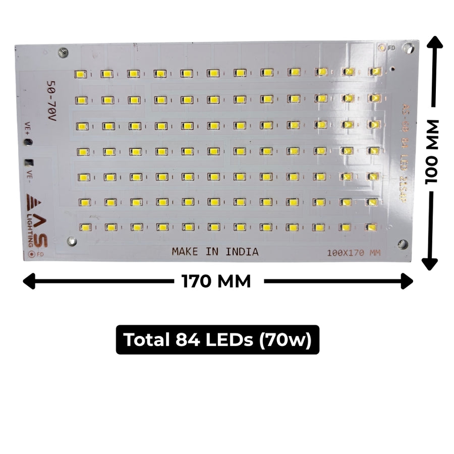 70w (White) Flood Light Plate - High Brightness (AS-60) 750mah Driver Compatible