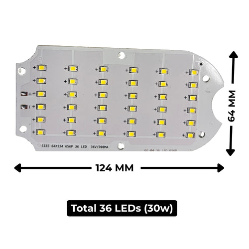30w (White) Street Light Plate - High Brightness (GE-04) 900Ah Driver Compatible