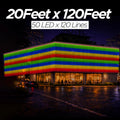 20 Feet × 120 Feet Pixel LED Toran & Building Lights – Wedding Decoration Setup