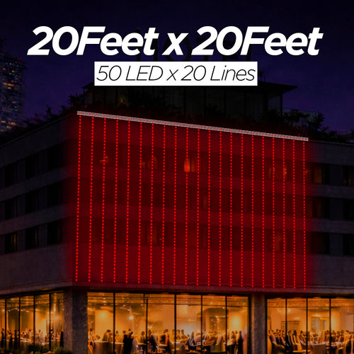 20Feet x 20Feet Single Colour 12 mm SMD Toran For Decorations