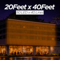 20Feet x 40Feet Single Colour 12 mm SMD Toran For Decorations