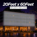 20Feet x 60Feet Single Color 9mm High Brightness Toran LED Decoration Lights