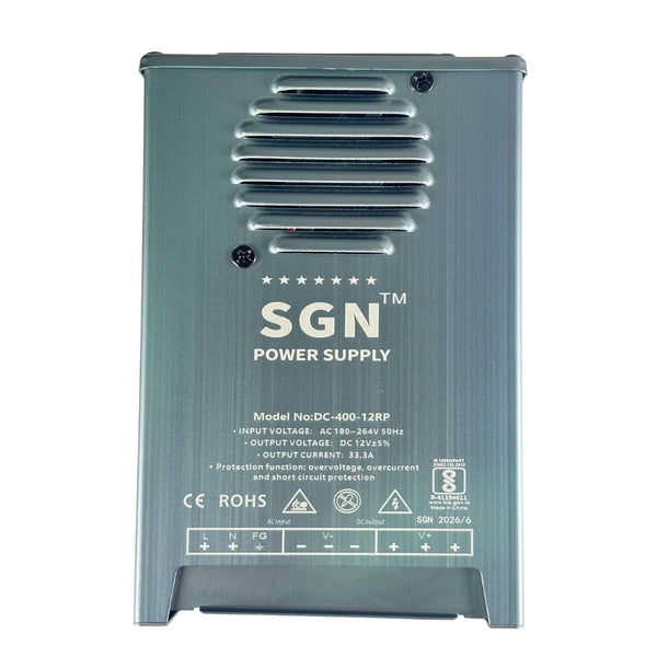 12V 400W SGN Brand SMPS Power Supply for Pixel LED & Strip Lights