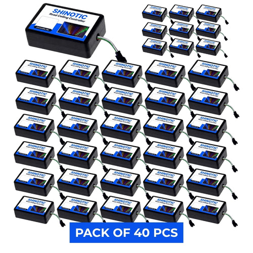 Pixel LED Road Ceiling Controller Set of 40 | Controls 100 LED x 40 Lines | Smart IC Controller | 5V & 12V | Plug & Play