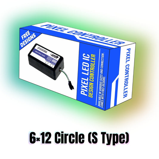 Pixel LED IC Controller for Circle S Type 6×12 – 30+ Dynamic Effects