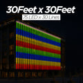 30 Feet × 30 Feet Pixel LED Toran & Building Lights – Wedding Decoration Setup