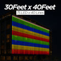 30 Feet × 40 Feet Pixel LED Toran & Building Lights – Wedding Decoration Setup