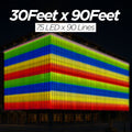 30 Feet × 90 Feet Pixel LED Toran & Building Lights – Wedding Decoration Setup