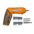 INGCO Rechargeable Screwdriver Kit – Wireless Electric Screw Driver with LED Light