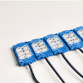 Blue 12V LED Flasher - 100% Waterproof Auto-Flashing Pixel ( Pack Of 10 )