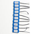 Blue 12V LED Flasher - 100% Waterproof Auto-Flashing Pixel ( Pack Of 10 )
